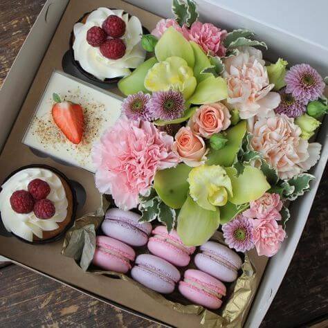 กล่องดอกไม้ของกิน